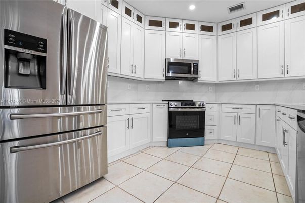 Interior, Kitchen, Recessed Lighting, Stainless Steel Appliances