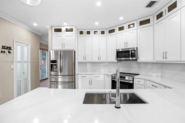 Interior, Kitchen, Recessed Lighting, Stainless Steel Appliances