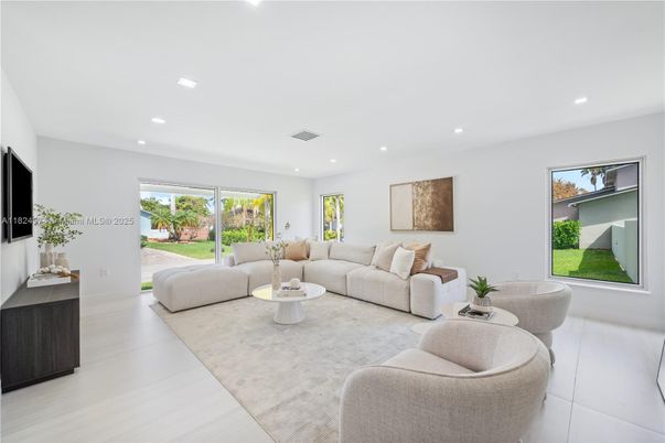 Interior, Living room, Recessed Lighting