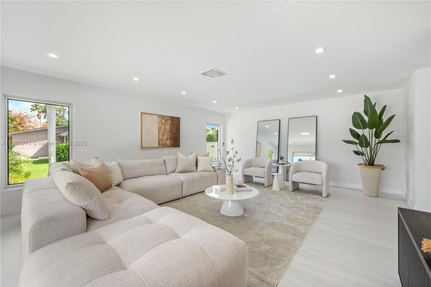 Interior, Living room, Recessed Lighting