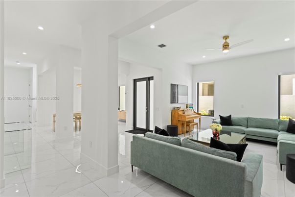 Interior, Living room, Marble, Recessed Lighting
