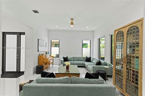 Interior, Living room, Recessed Lighting