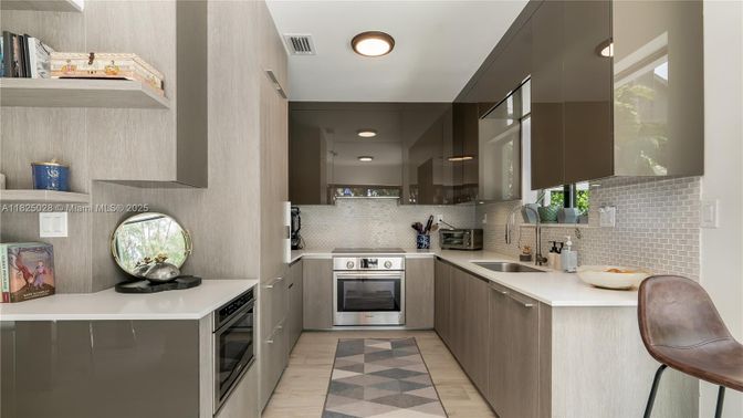 Interior, Kitchen, Recessed Lighting, Stainless Steel Appliances