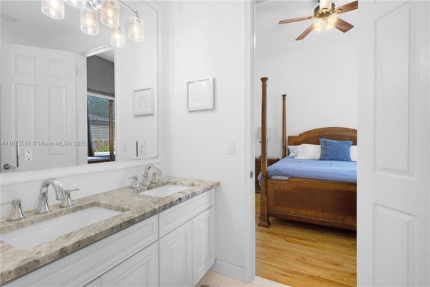 Bathroom, Bedroom, Dual Sink Vanities, Interior, Wood Texture Flooring