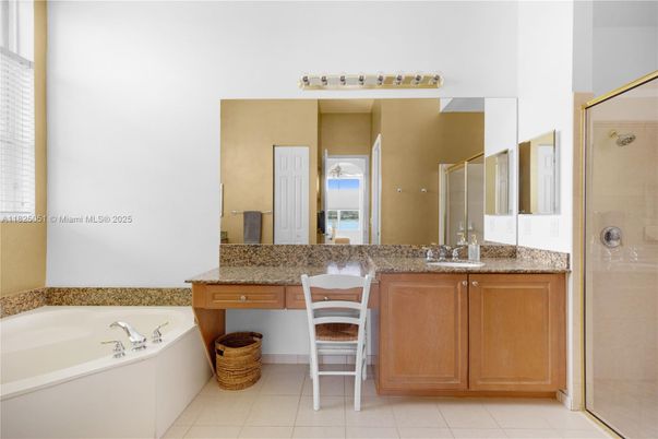 Bathroom, Dual Sink Vanities, Glass Shower, Interior