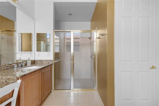 Bathroom, Dual Sink Vanities, Glass Shower, Interior
