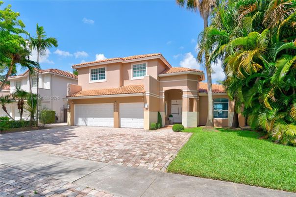Attached, Backyard, Exterior, Facade, Mediterranean