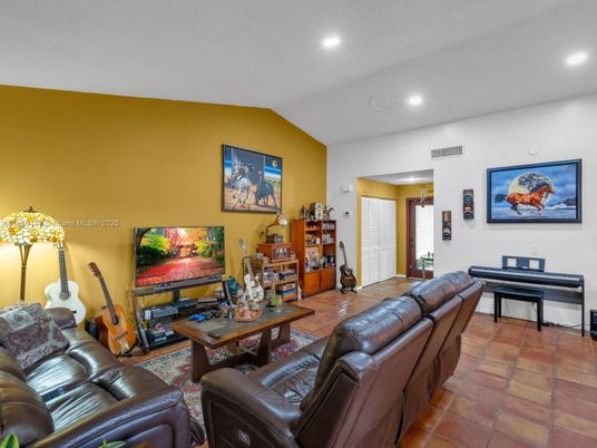 Interior, Living room, Piano, Recessed Lighting