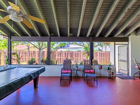 Billiard Table, Game Room, Interior, Wooden Ceilings