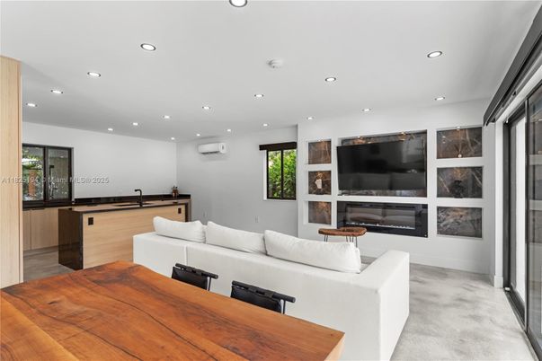 Interior, Living room, Recessed Lighting