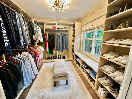 Interior, Pendant Lights, Walk-in Closets, Wood Texture Flooring