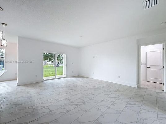 Empty room, Interior, Marble, Pendant Lights