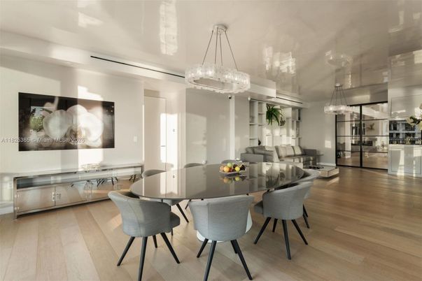 Chandelier, Dining room, Interior, Pendant Lights, Wood Texture Flooring