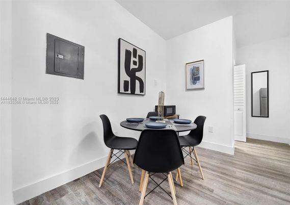 Dining room, Interior, Wood Texture Flooring