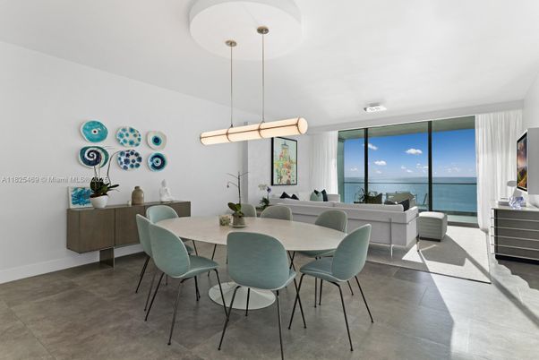 Dining room, Interior, Living room, Pendant Lights, Water