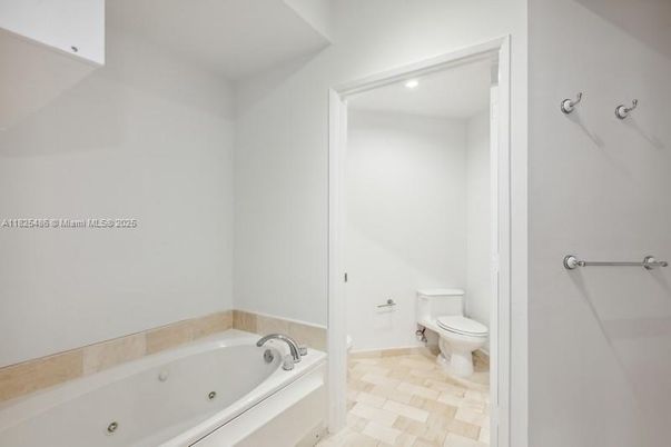Bathroom, Interior, Recessed Lighting, Wood Texture Flooring