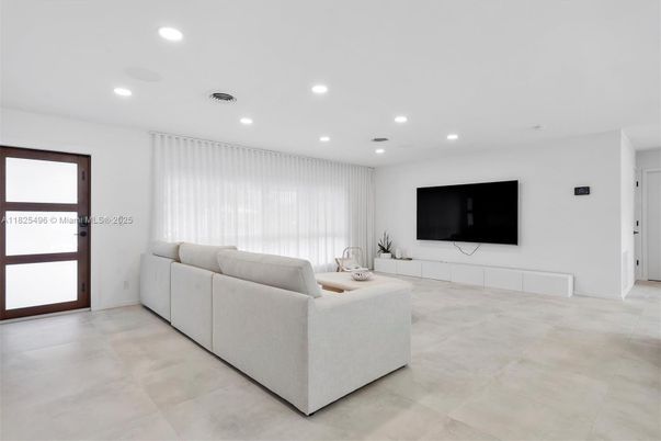 Interior, Living room, Recessed Lighting