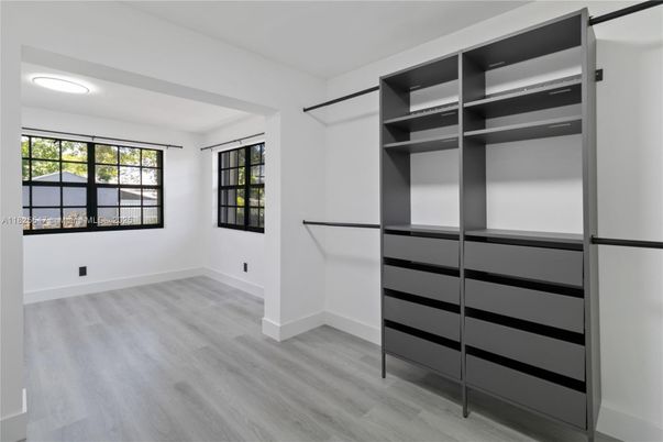 Interior, Walk-in Closets, Wood Texture Flooring