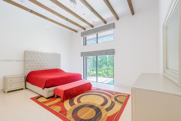 Bedroom, Interior, Wooden Beams