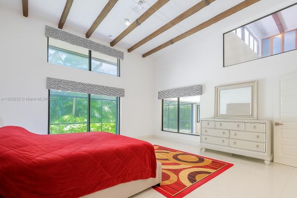 Bedroom, Interior, Wooden Beams