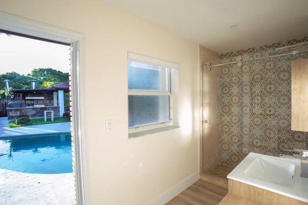 Bathroom, Interior, Wood Texture Flooring