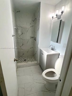 Bathroom, Glass Shower, Interior, Marble, Marble Walls