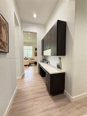 Bedroom, Interior, Pendant Lights, Wood Texture Flooring