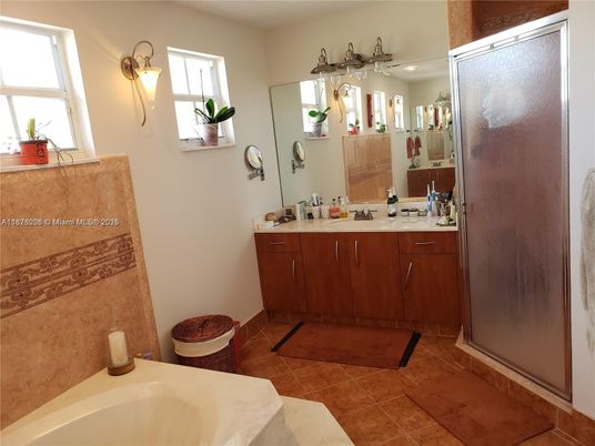 Bathroom, Dual Sink Vanities, Glass Shower, Interior