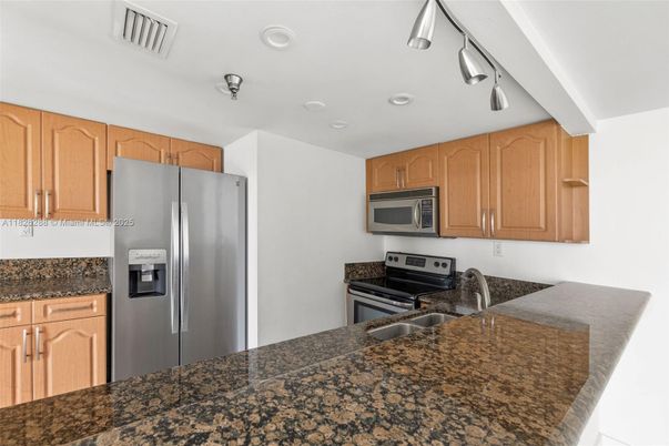 Interior, Kitchen, Recessed Lighting, Stainless Steel Appliances