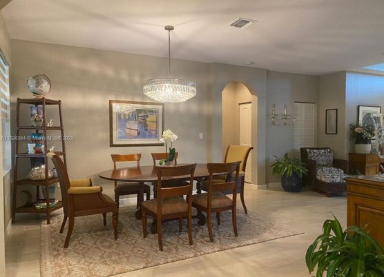 Chandelier, Dining room, Interior