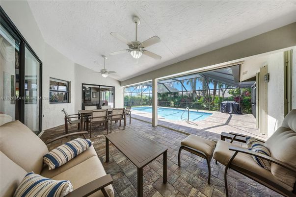 Dining room, Interior, Living room, Pool, Sun Room