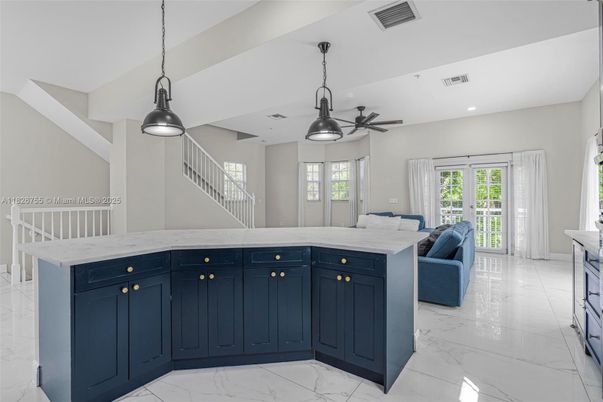 Interior, Marble, Pendant Lights, Recessed Lighting