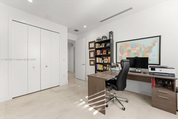 Home Office, Interior, Recessed Lighting