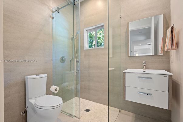 Bathroom, Glass Shower, Interior