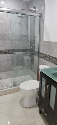 Bathroom, Glass Shower, Interior, Marble