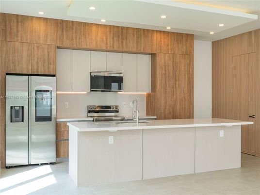 Interior, Kitchen, Recessed Lighting, Stainless Steel Appliances