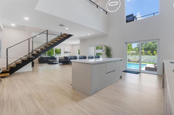 Interior, Recessed Lighting, Wood Texture Flooring