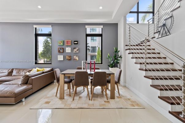 Dining room, Interior, Living room, Recessed Lighting
