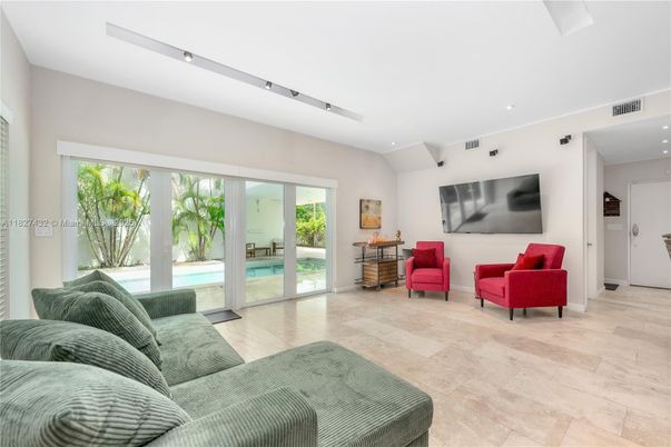 Interior, Living room, Recessed Lighting