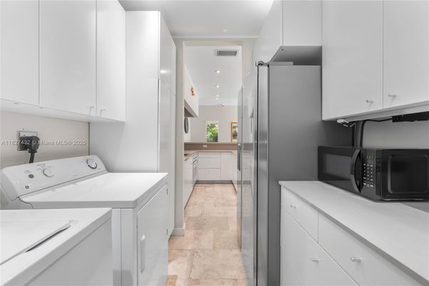 Interior, Kitchen, Recessed Lighting, Washer