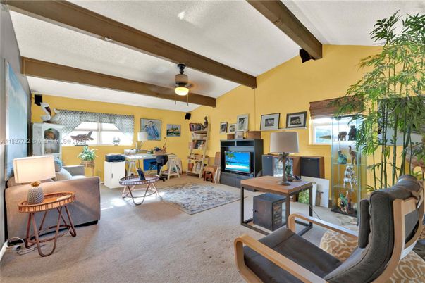 Interior, Living room, Wooden Beams