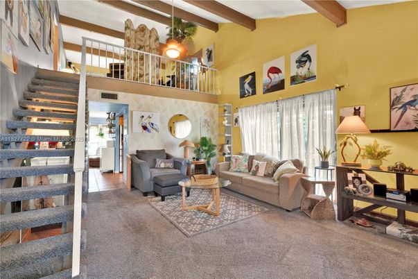 Interior, Living room, Pendant Lights, Wooden Beams