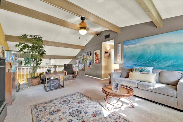 Interior, Living room, Wooden Beams