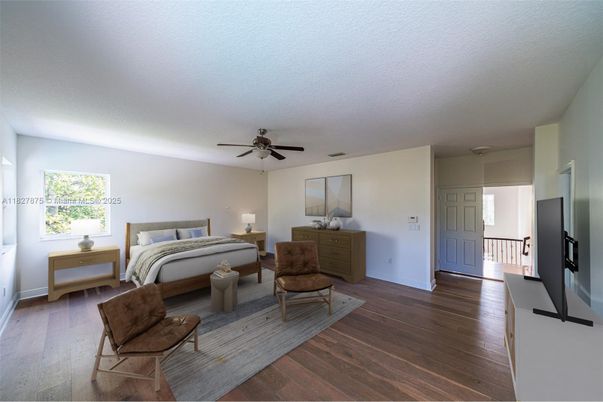 Bedroom, Interior, Wood Texture Flooring
