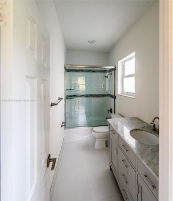 Bathroom, Dual Sink Vanities, Glass Shower, Interior