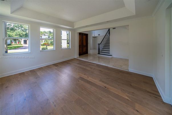 Empty room, Interior, Wood Texture Flooring