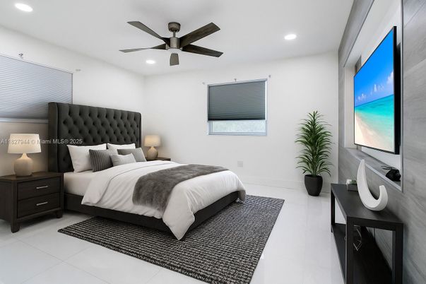 Bedroom, Interior, Recessed Lighting
