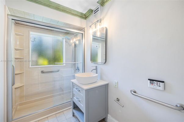 Bathroom, Glass Shower, Interior