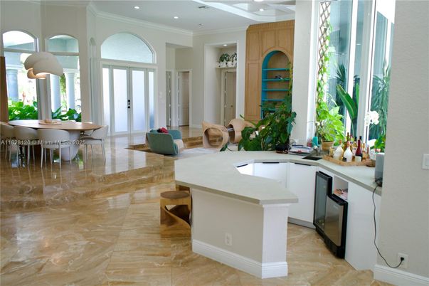 Dining room, Interior, Recessed Lighting