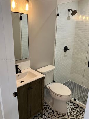 Bathroom, Glass Shower, Interior